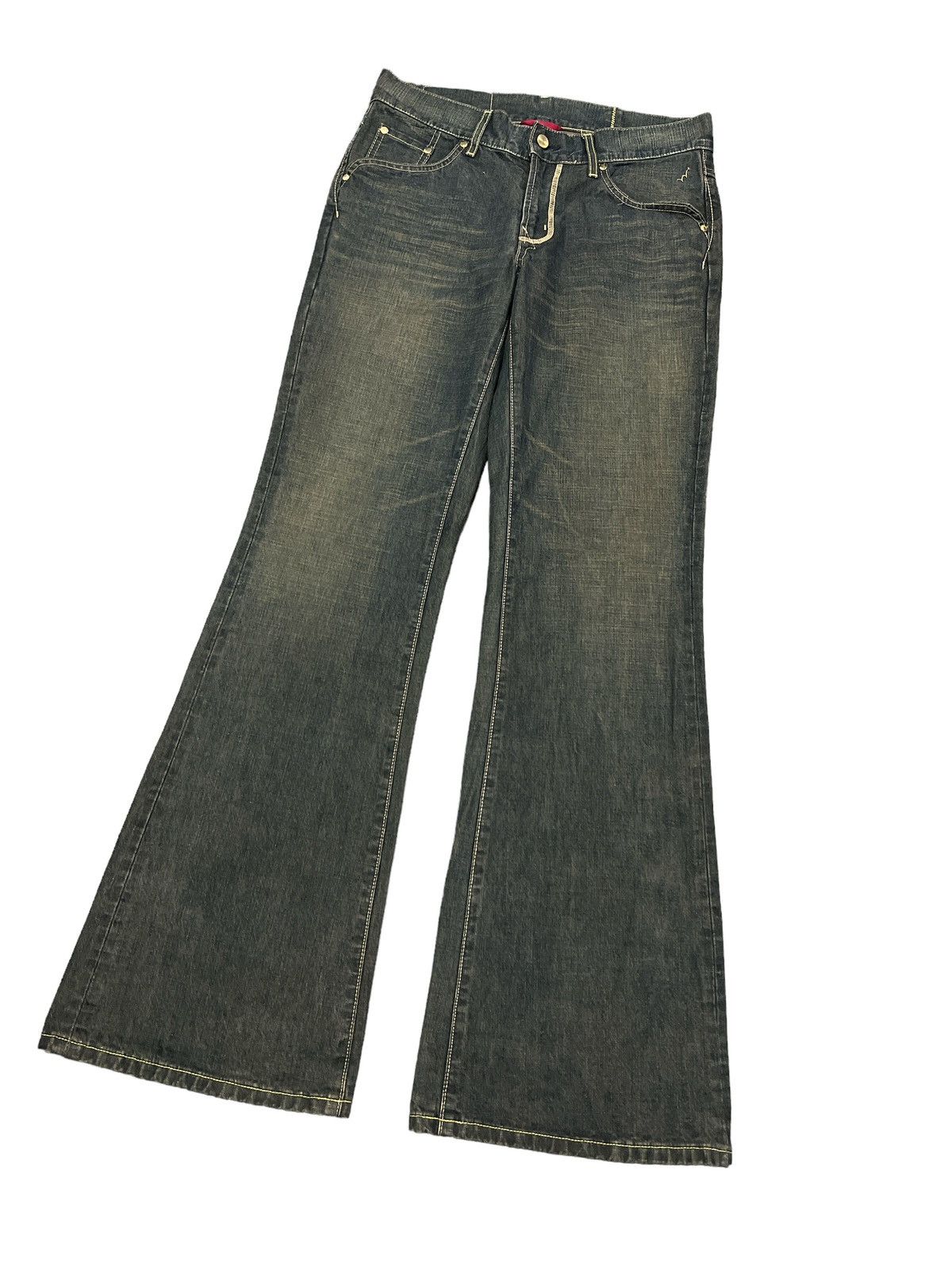 Japanese Brand × Vintage FLARED💥EDWIN 503 RUSTY DENIM PANT Size US 30 / EU 46 - 5 Thumbnail