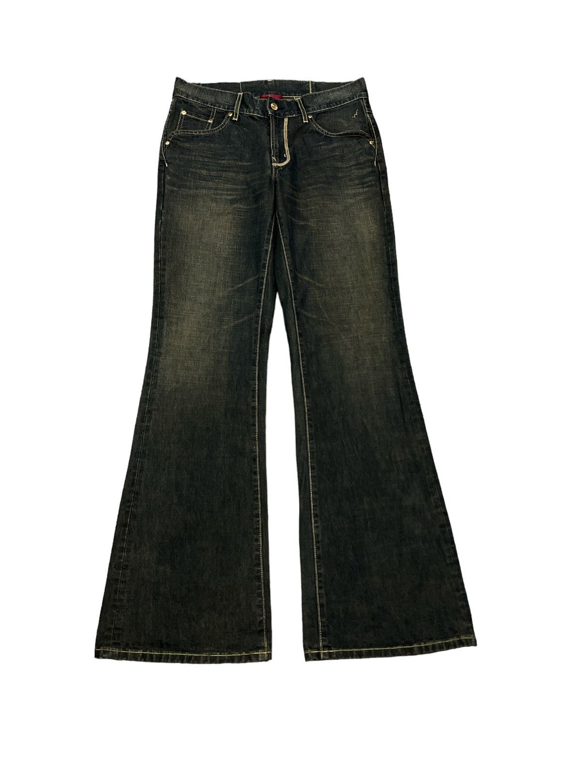 Japanese Brand × Vintage FLARED💥EDWIN 503 RUSTY DENIM PANT Size US 30 / EU 46 - 1 Thumbnail