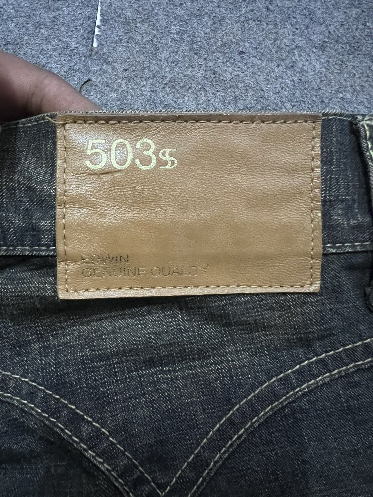 Japanese Brand × Vintage FLARED💥EDWIN 503 RUSTY DENIM PANT Size US 30 / EU 46 - 7 Thumbnail