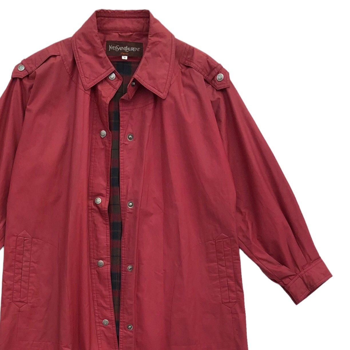 Yves Saint Laurent 🔥Vintage Yves Saint Laurent Trech Coat For Women’s Size M / US 6-8 / IT 42-44 - 4 Thumbnail