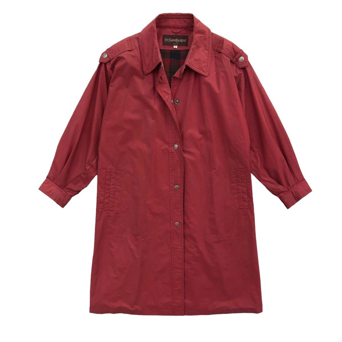 Yves Saint Laurent 🔥Vintage Yves Saint Laurent Trech Coat For Women’s Size M / US 6-8 / IT 42-44 - 11 Thumbnail