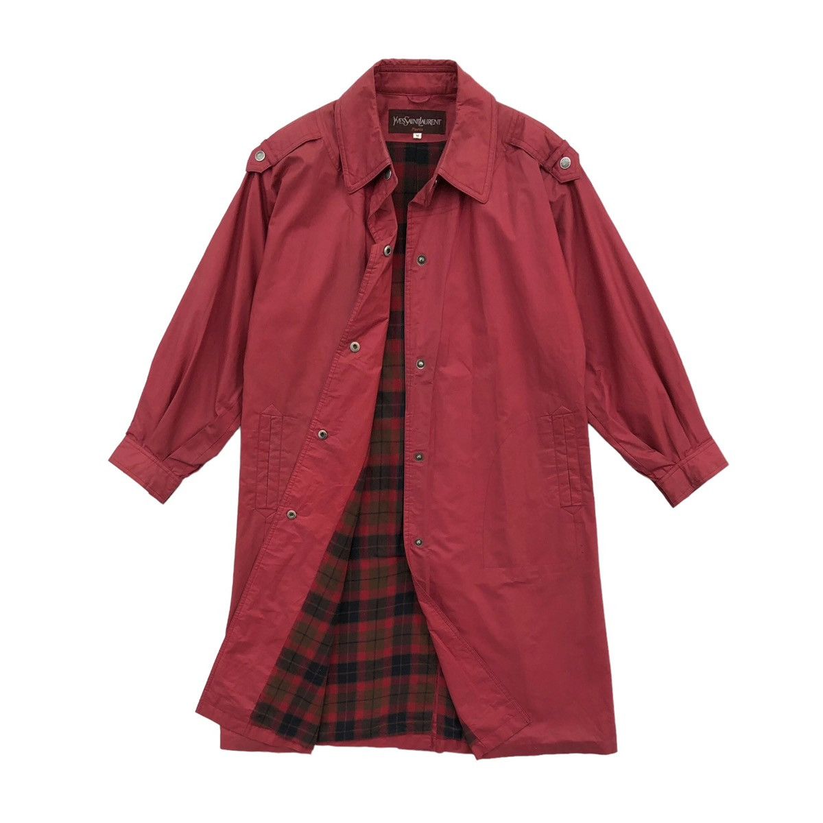 Yves Saint Laurent 🔥Vintage Yves Saint Laurent Trech Coat For Women’s Size M / US 6-8 / IT 42-44 - 1 Thumbnail