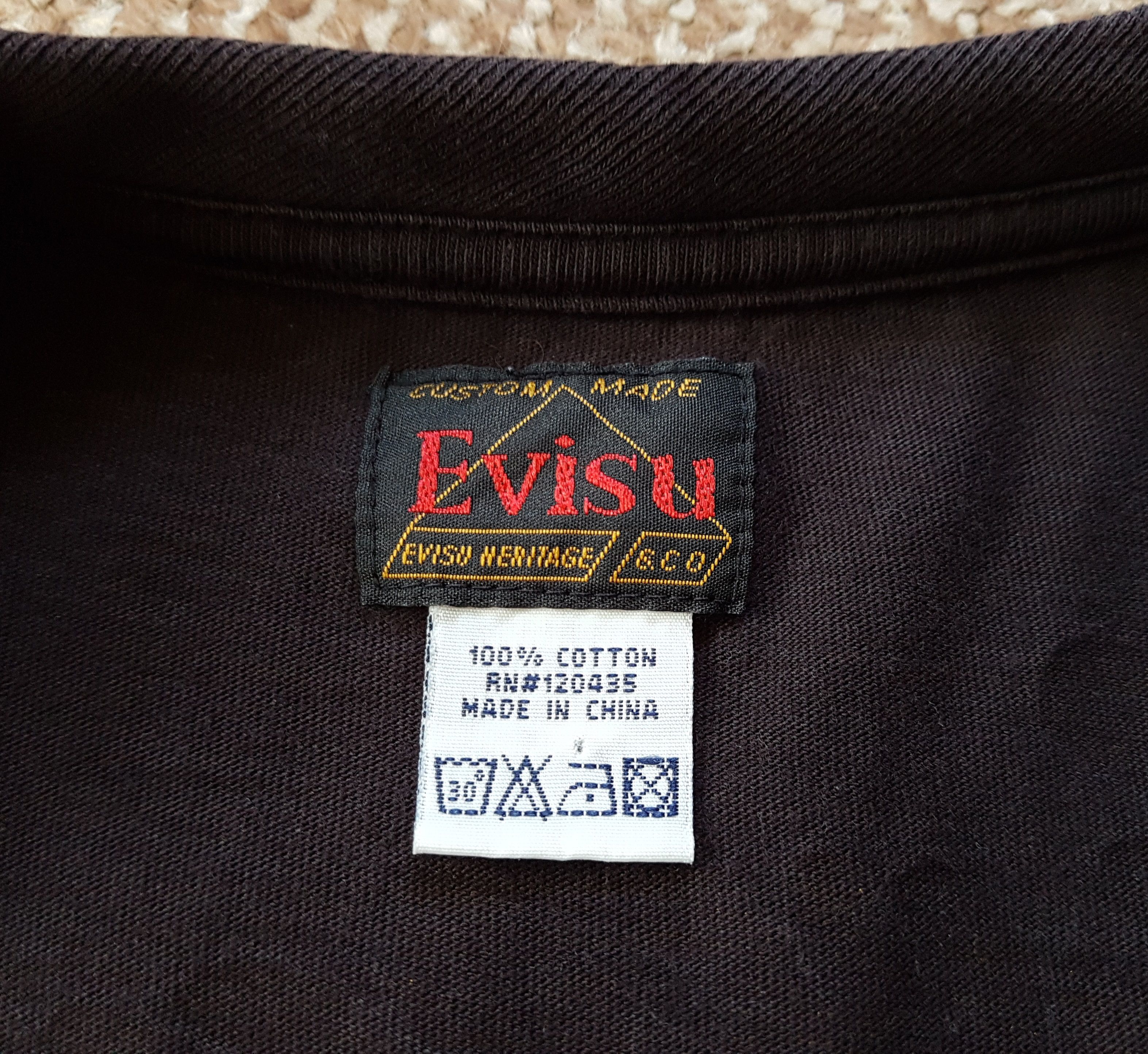 Evisu Evisu Vintage Big Logo Tee Short Sleee T Shirt Size US L / EU 52-54 / 3 - 10 Thumbnail