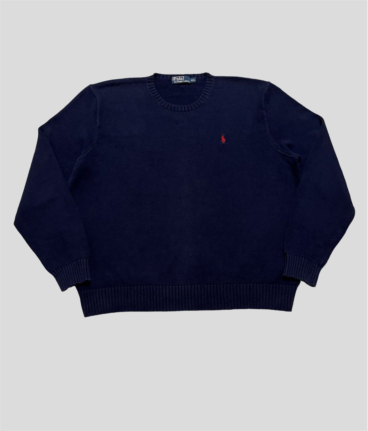 Vintage Polo Ralph Lauren Sweater Heavy Knit 90s Size US XL / EU 56 / 4 - 2 Thumbnail