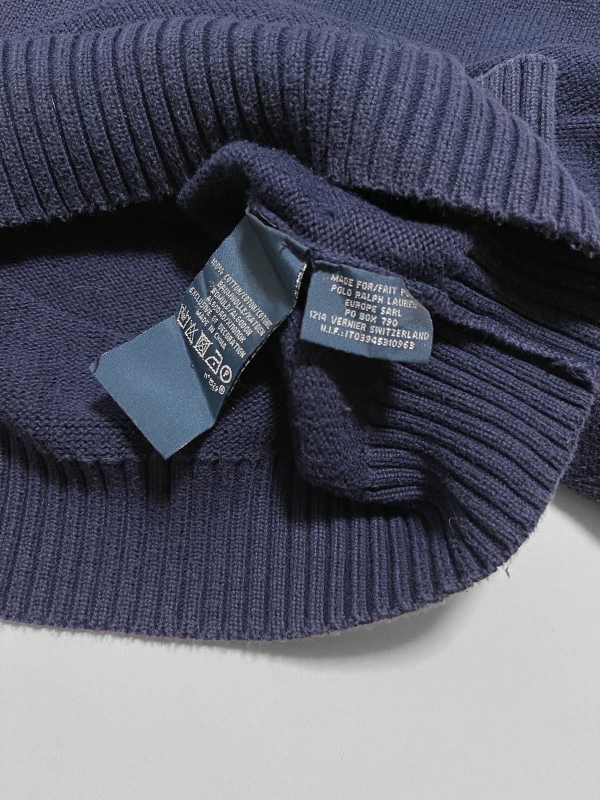 Vintage Polo Ralph Lauren Sweater Heavy Knit 90s Size US XL / EU 56 / 4 - 4 Thumbnail