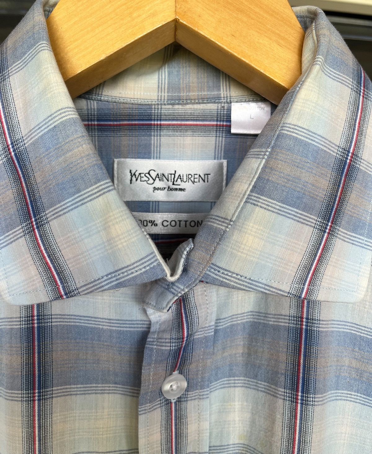 Yves Saint Laurent Yves Saint Laurent Shirts Size US L / EU 52-54 / 3 - 6 Thumbnail