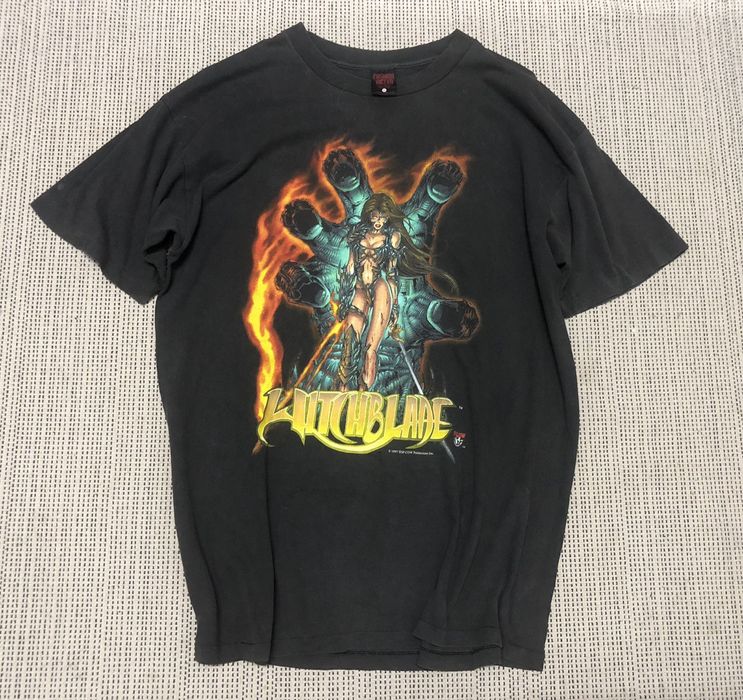 Vintage Vintage 1997 Fashion victim Witchblade top cow tee | Grailed