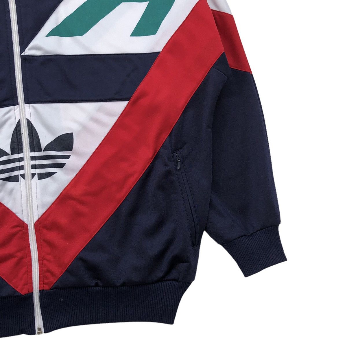 Adidas Vintage 90s Adidas Colour Block Track Jacket Size US L / EU 52-54 / 3 - 8 Thumbnail