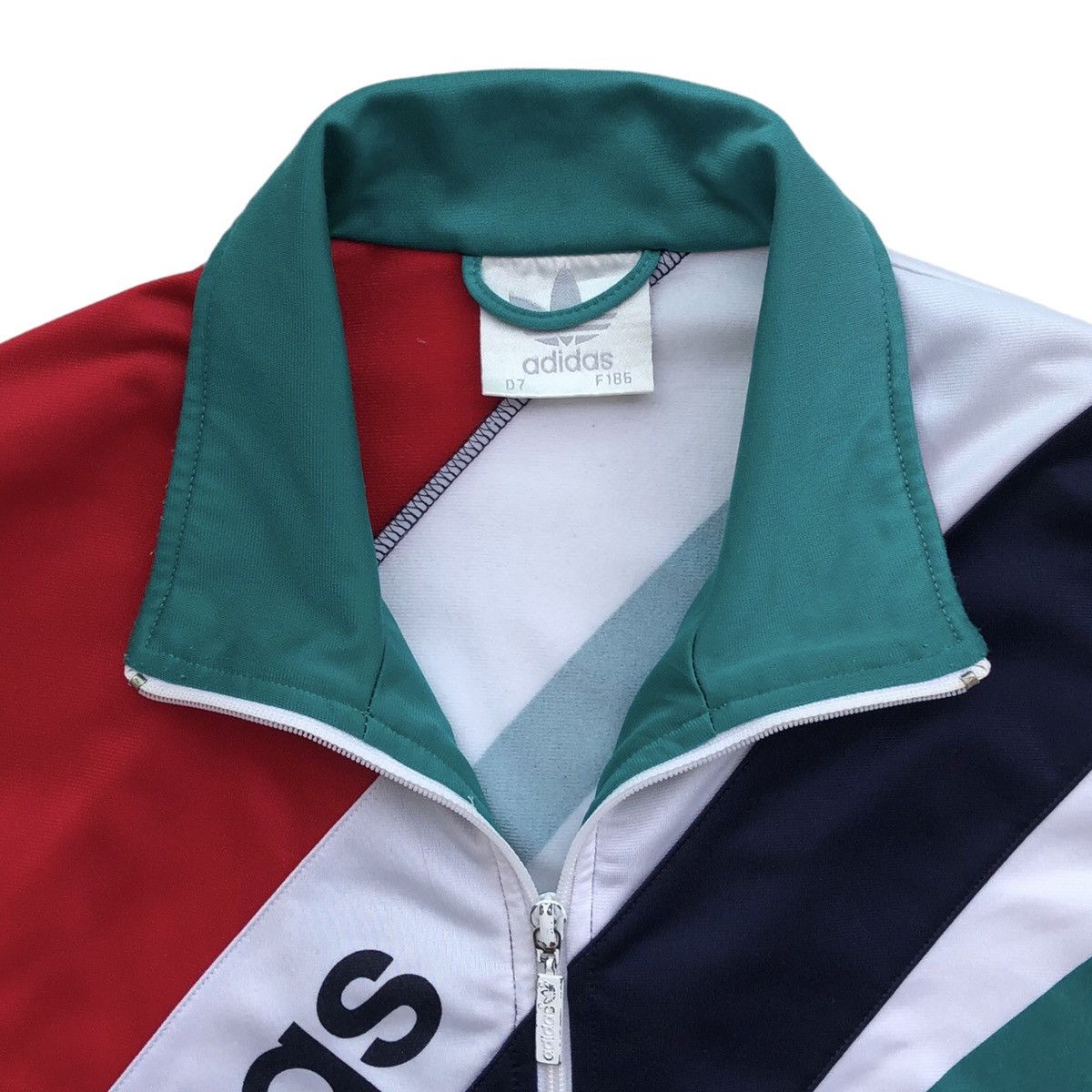 Adidas Vintage 90s Adidas Colour Block Track Jacket Size US L / EU 52-54 / 3 - 9 Thumbnail