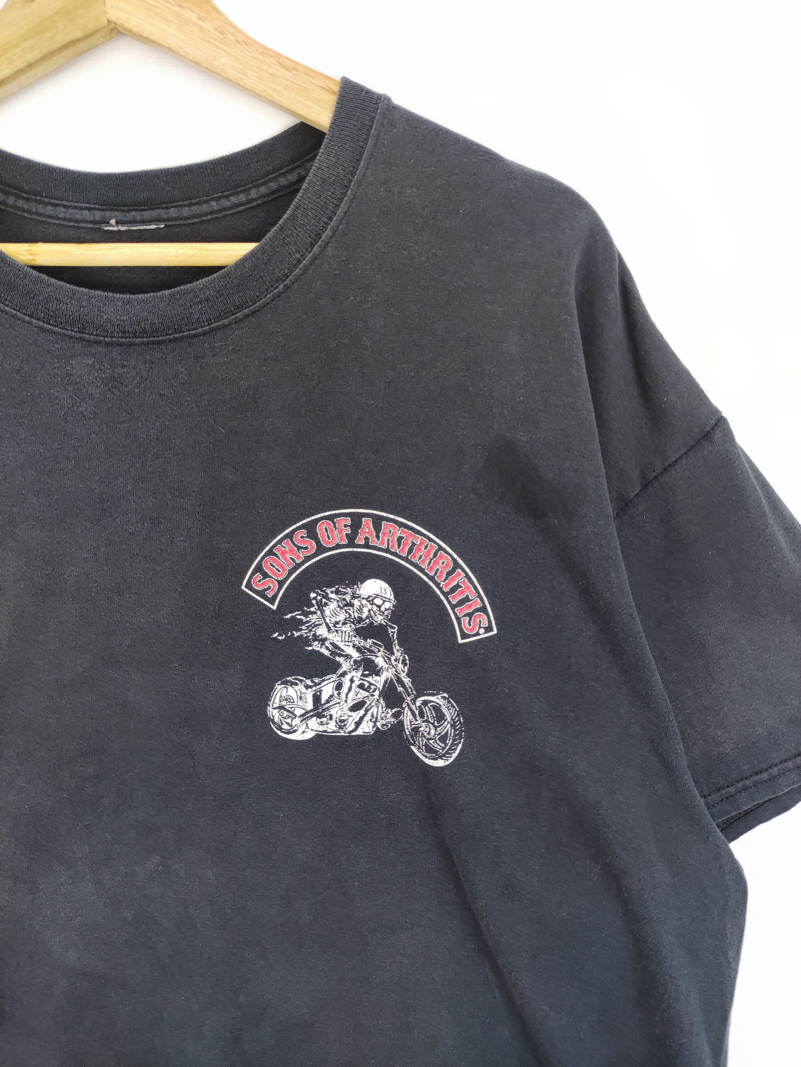 Vintage Vintage Son Of Arthritis Big Logo Tee T-shirt Size US L / EU 52-54 / 3 - 3 Thumbnail