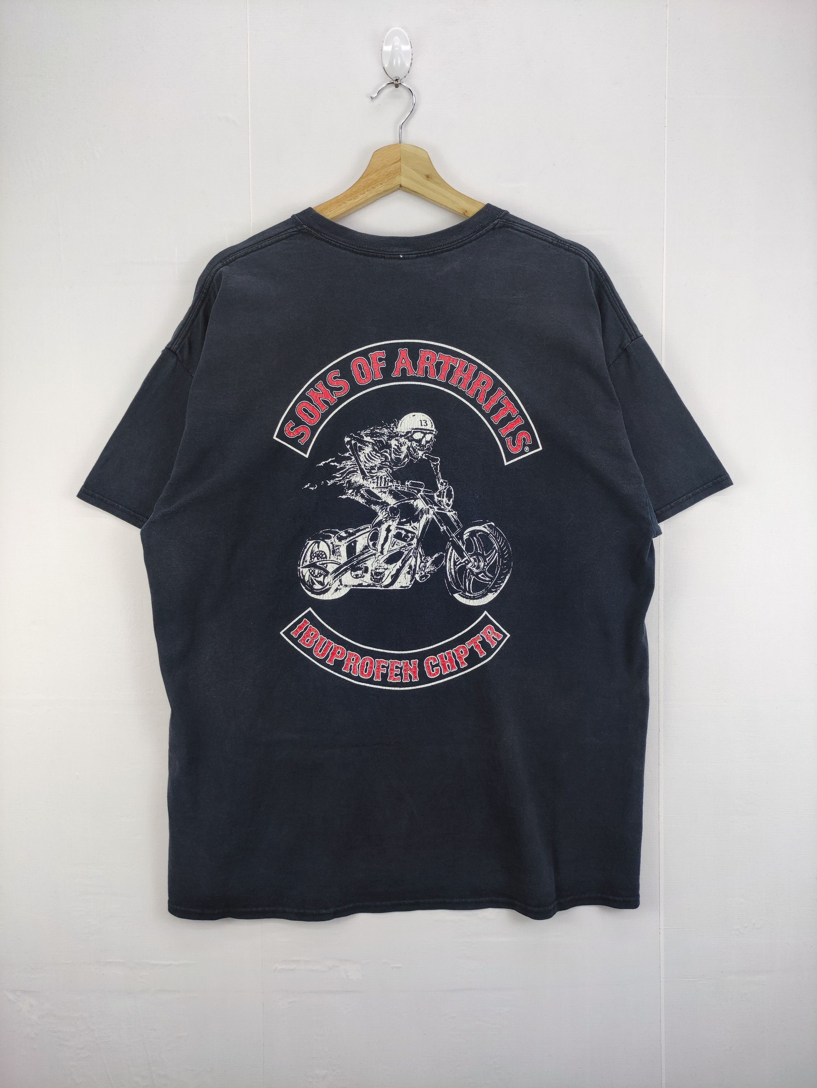 Vintage Vintage Son Of Arthritis Big Logo Tee T-shirt Size US L / EU 52-54 / 3 - 1 Thumbnail