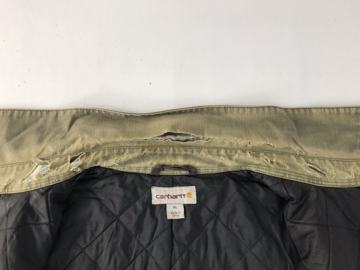 Carhartt × Vintage Distressed Rugged Carhartt Workwear Denim Jacket R065j Size US XL / EU 56 / 4 - 4 Thumbnail