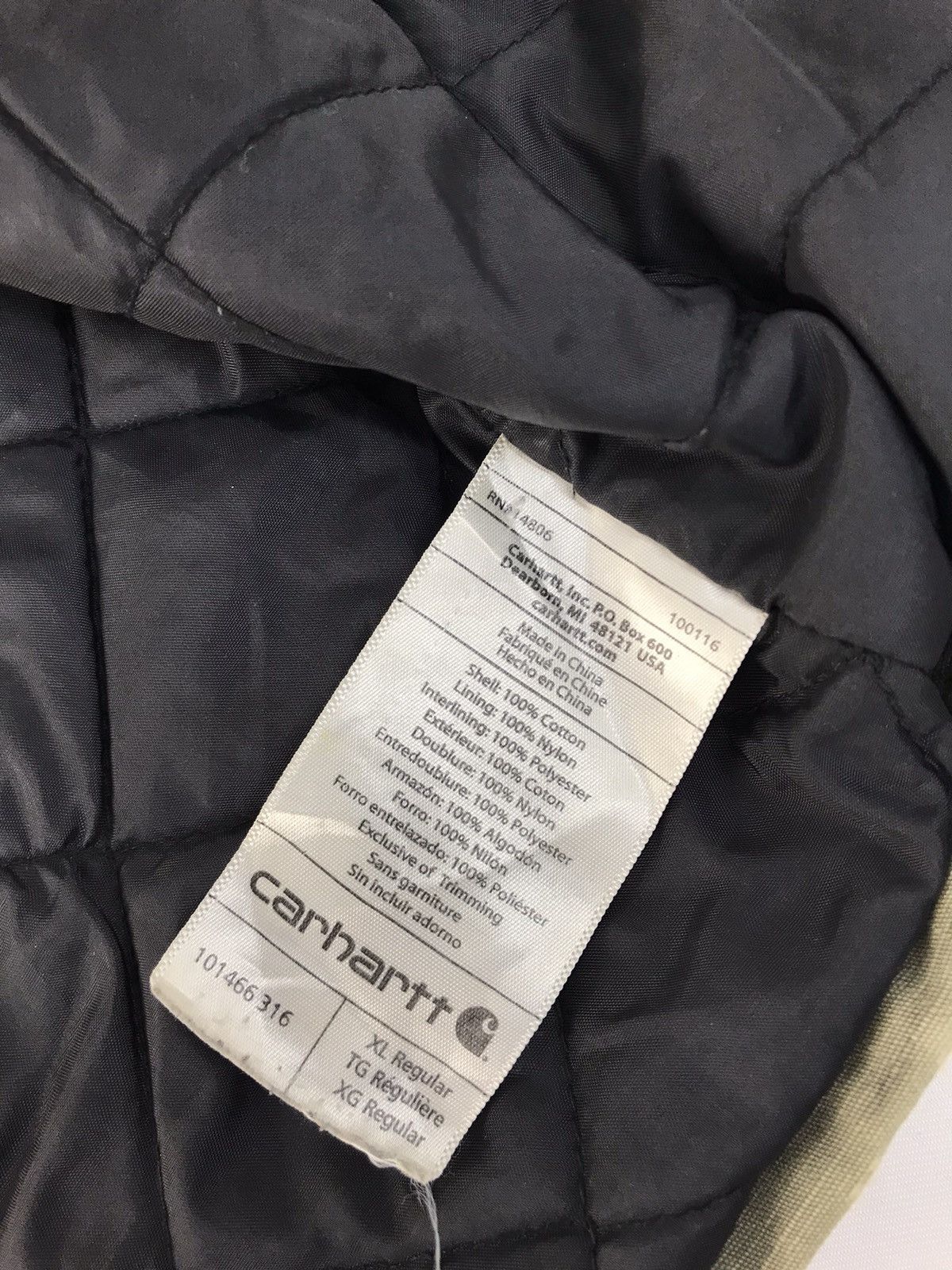 Carhartt × Vintage Distressed Rugged Carhartt Workwear Denim Jacket R065j Size US XL / EU 56 / 4 - 7 Thumbnail