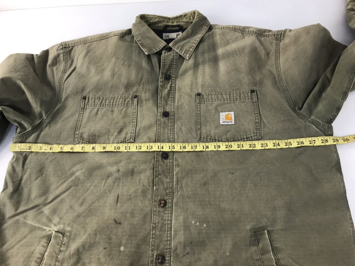 Carhartt × Vintage Distressed Rugged Carhartt Workwear Denim Jacket R065j Size US XL / EU 56 / 4 - 10 Thumbnail