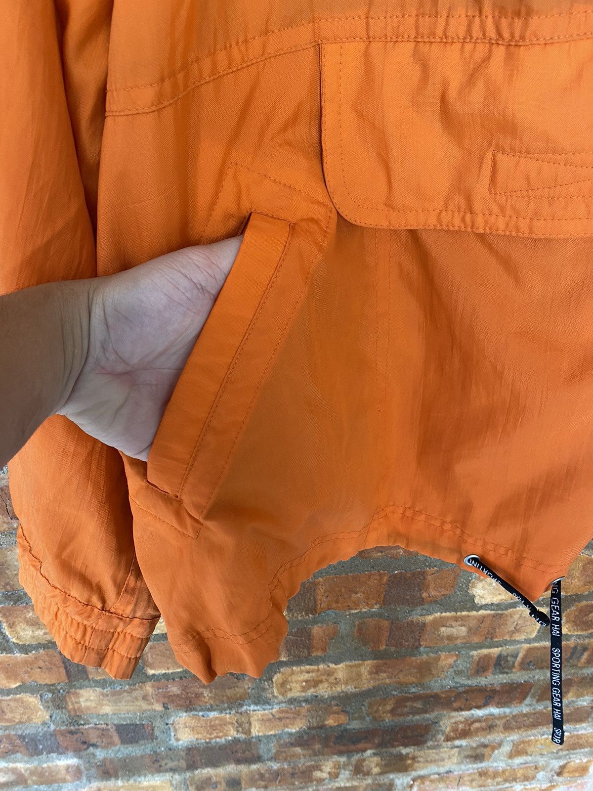 Hai Sporting Gear × Issey Miyake 90s Anorak kangaroo pocket light jacket Size US M / EU 48-50 / 2 - 6 Thumbnail