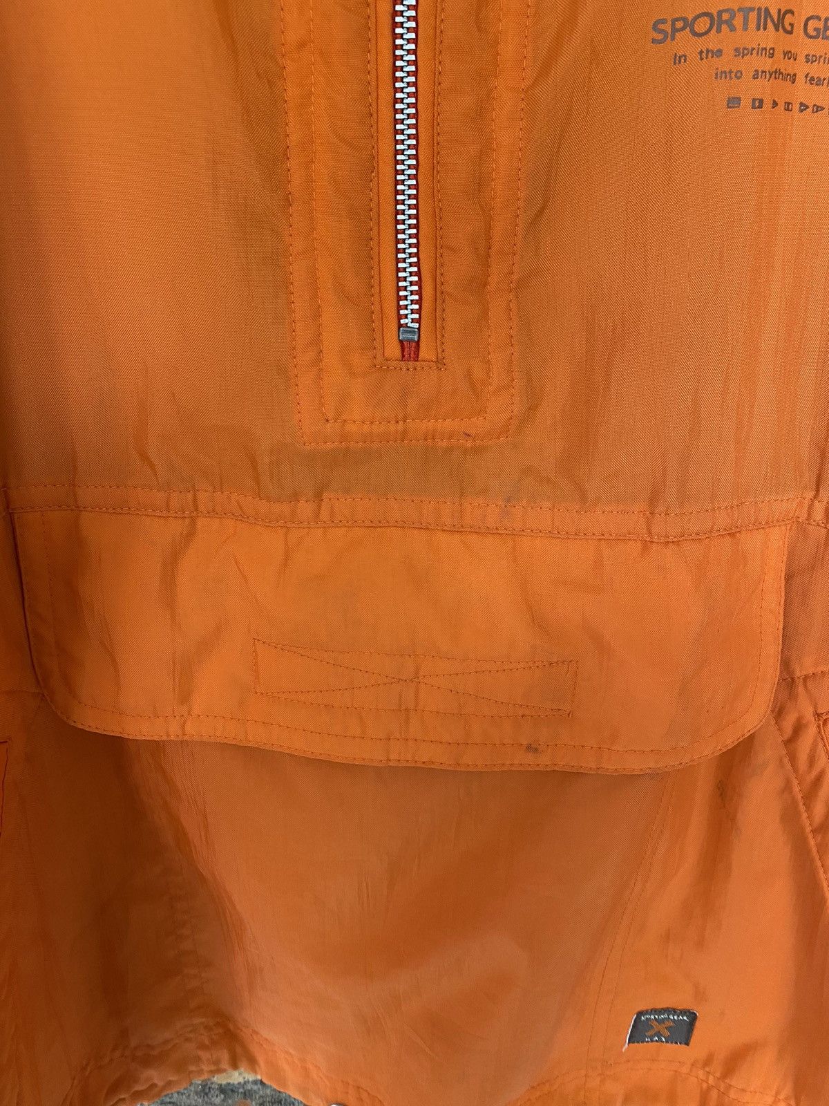 Hai Sporting Gear × Issey Miyake 90s Anorak kangaroo pocket light jacket Size US M / EU 48-50 / 2 - 8 Thumbnail