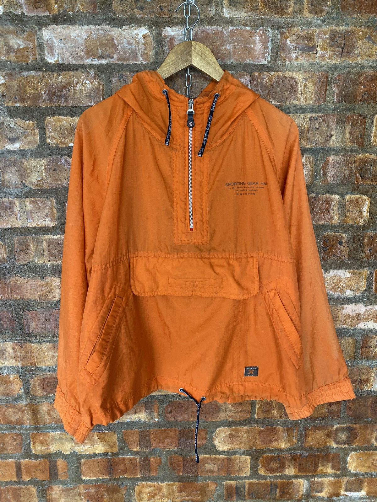 Hai Sporting Gear × Issey Miyake 90s Anorak kangaroo pocket light jacket Size US M / EU 48-50 / 2 - 3 Thumbnail