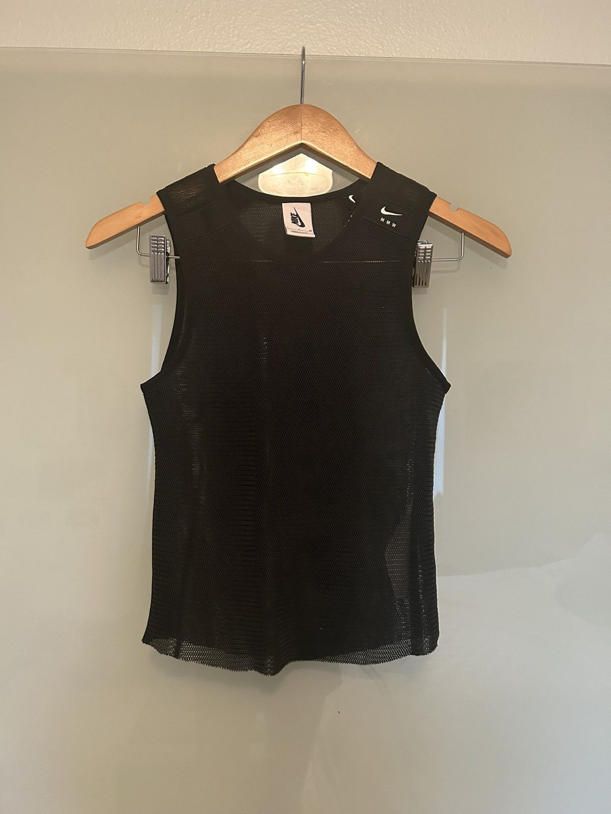 image of Nike Lab X Mmw Womens Mesh Tank in Black (Size Small)