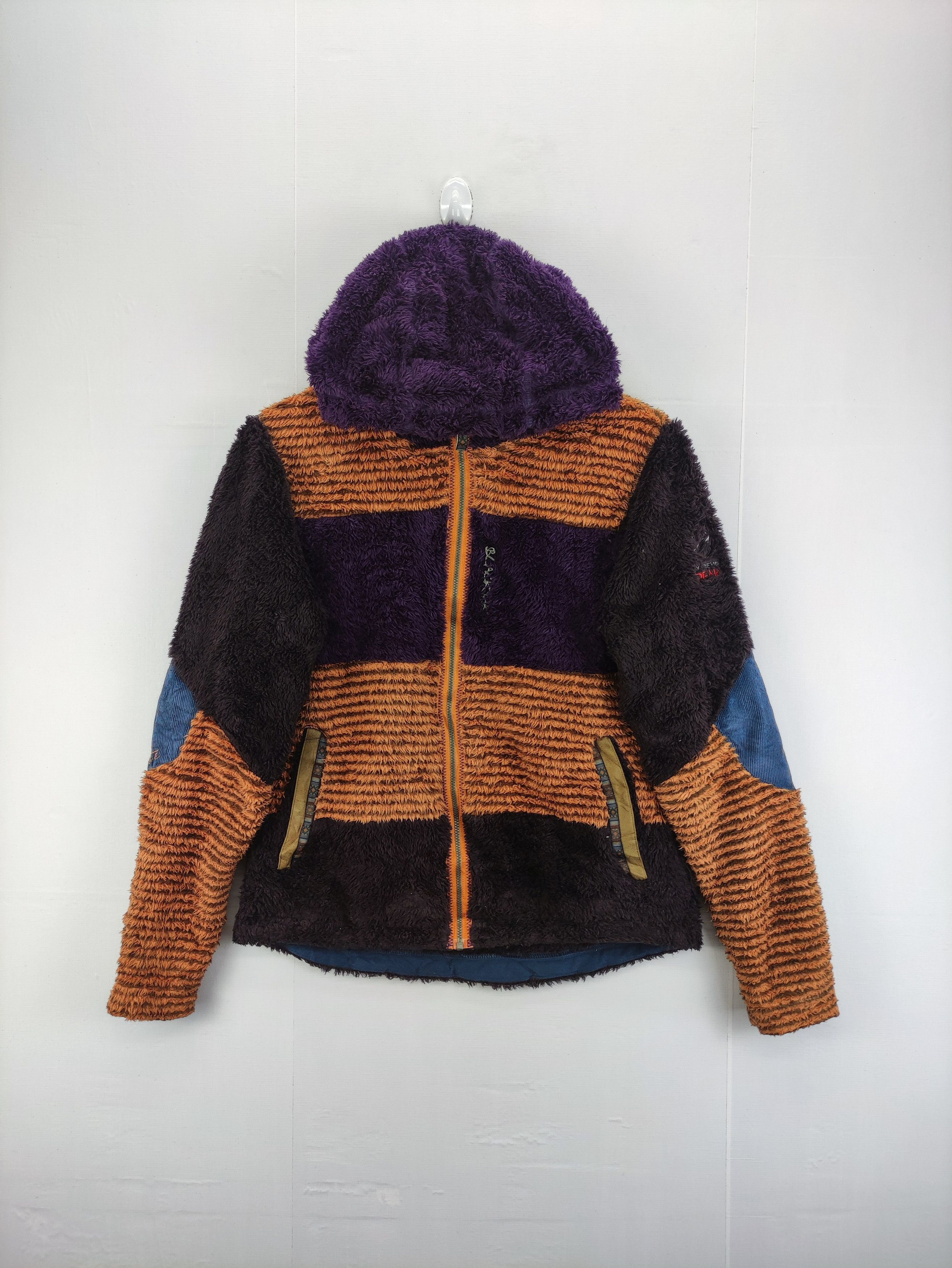 Japanese Brand Vintage Blackyard Zipper Jacket Fleece Hoodie kids Size US S / EU 44-46 / 1 - 1 Thumbnail