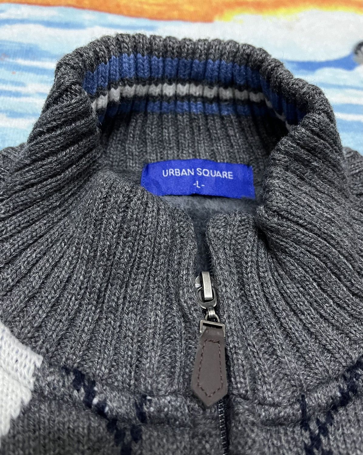Vintage URBAN SQUARE Sweater/Knitwear x Rare Size US L / EU 52-54 / 3 - 7 Thumbnail