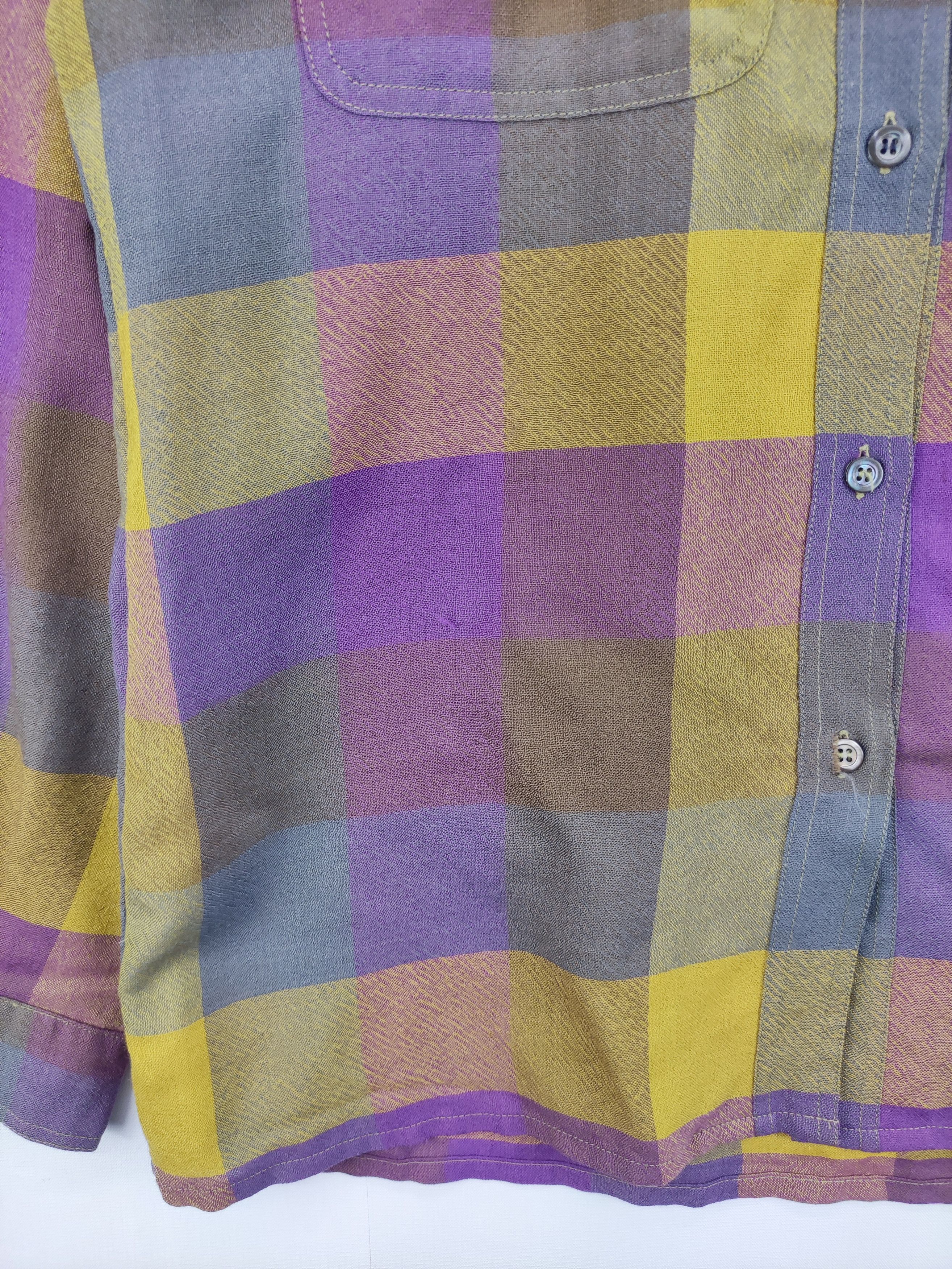 Guy Laroche Vintage Guy Laroche Plaid Long Sleeve Shirt Button Up Size US M / EU 48-50 / 2 - 2 Thumbnail