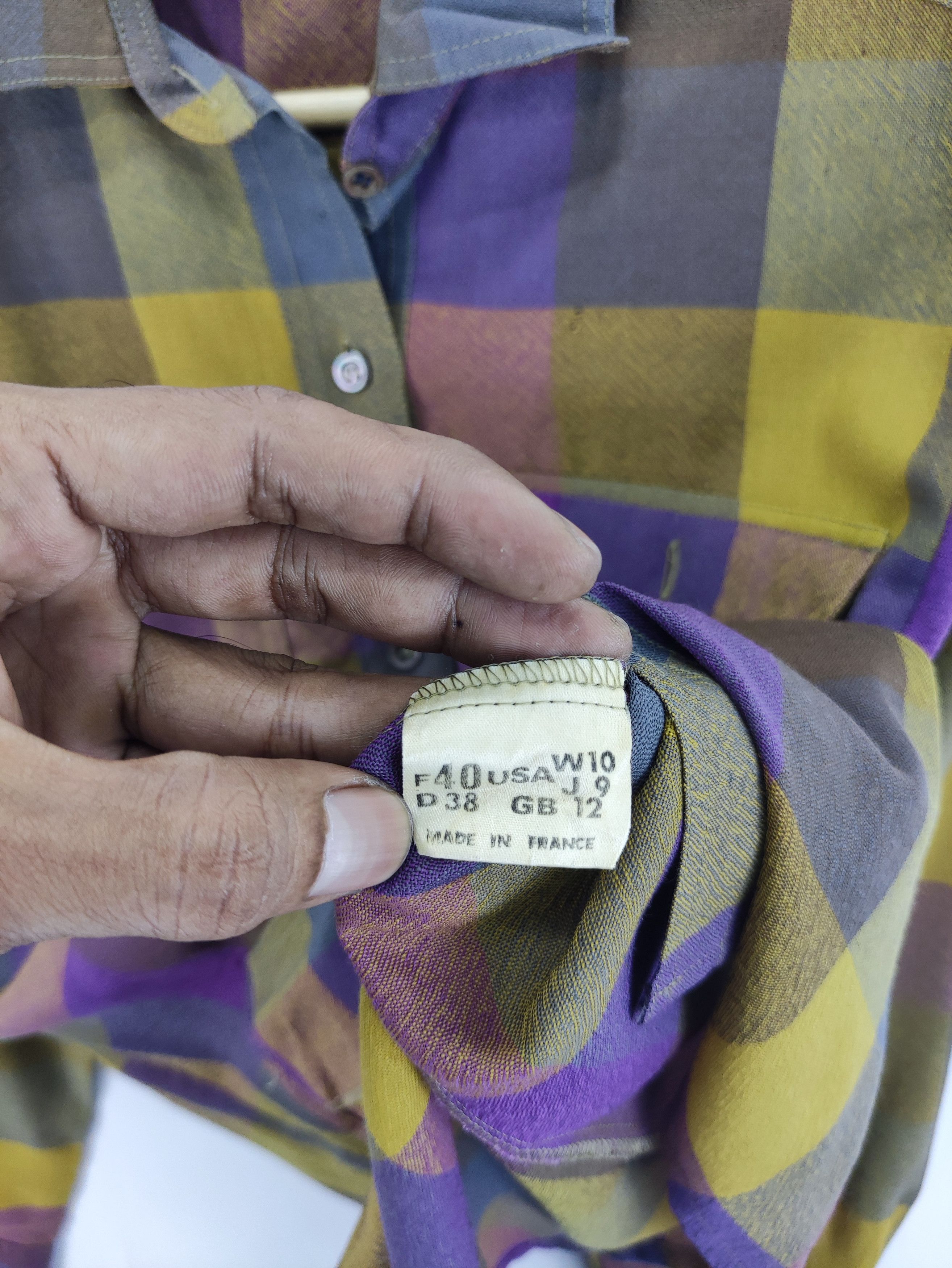 Guy Laroche Vintage Guy Laroche Plaid Long Sleeve Shirt Button Up Size US M / EU 48-50 / 2 - 4 Thumbnail