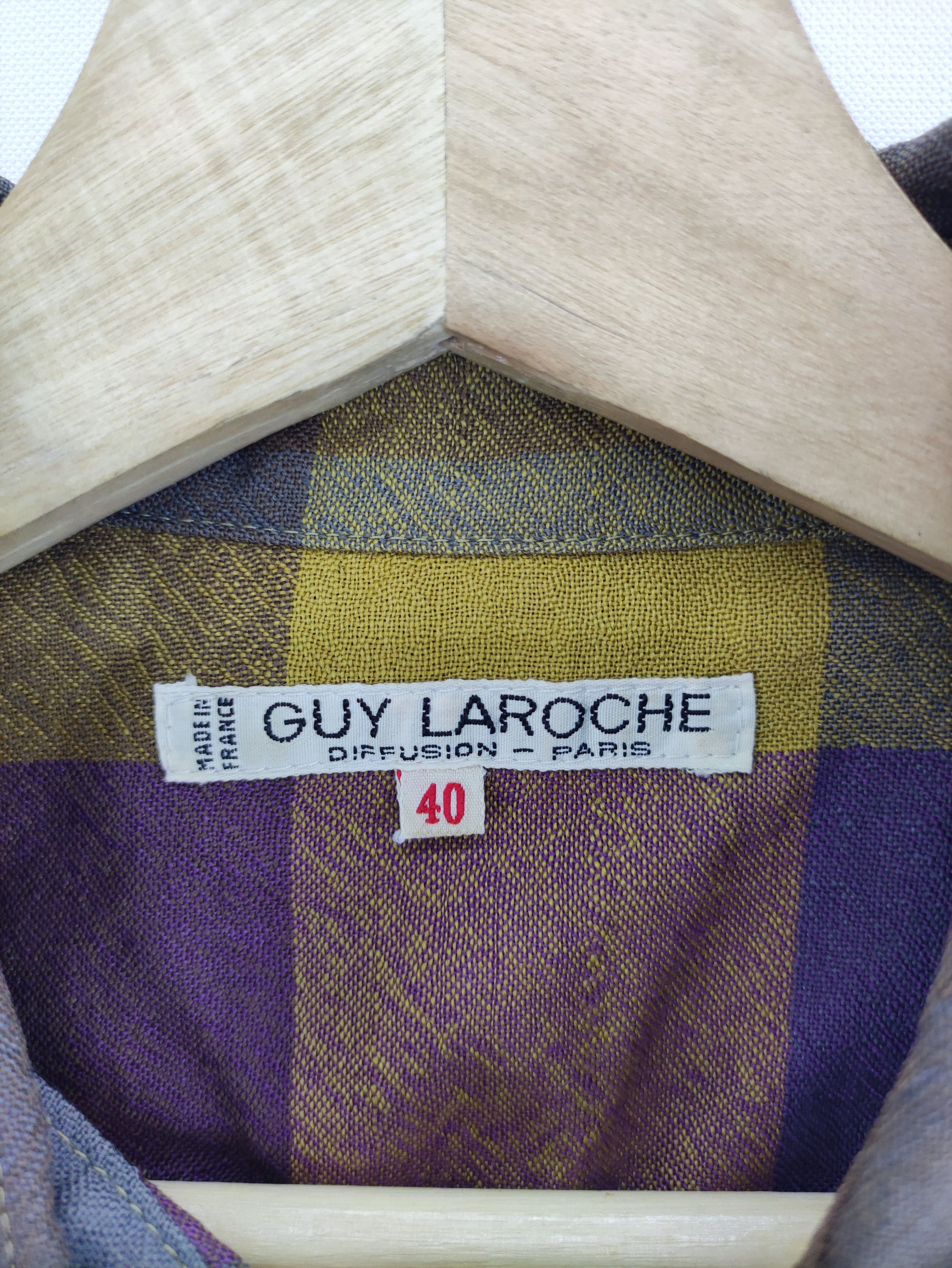 Guy Laroche Vintage Guy Laroche Plaid Long Sleeve Shirt Button Up Size US M / EU 48-50 / 2 - 3 Thumbnail