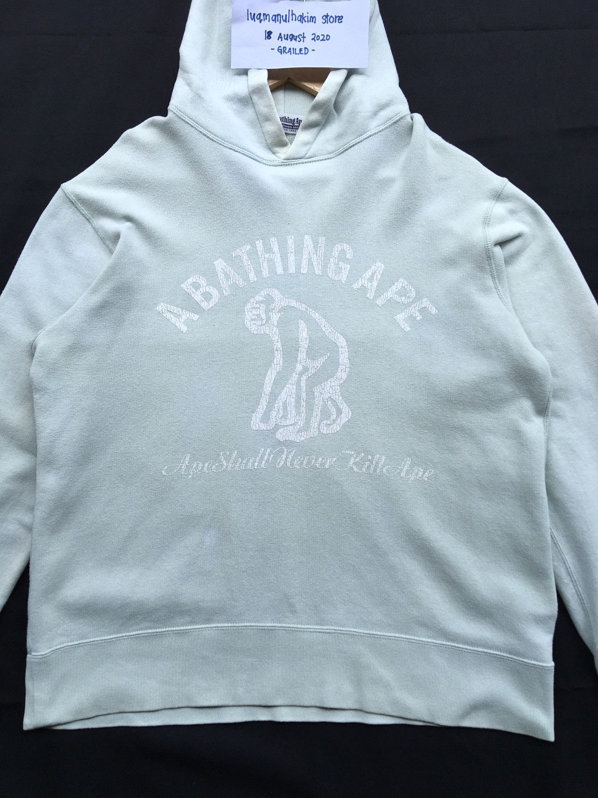 Bape Ape Logo Pullover Hoodie Size US M / EU 48-50 / 2 - 6 Thumbnail