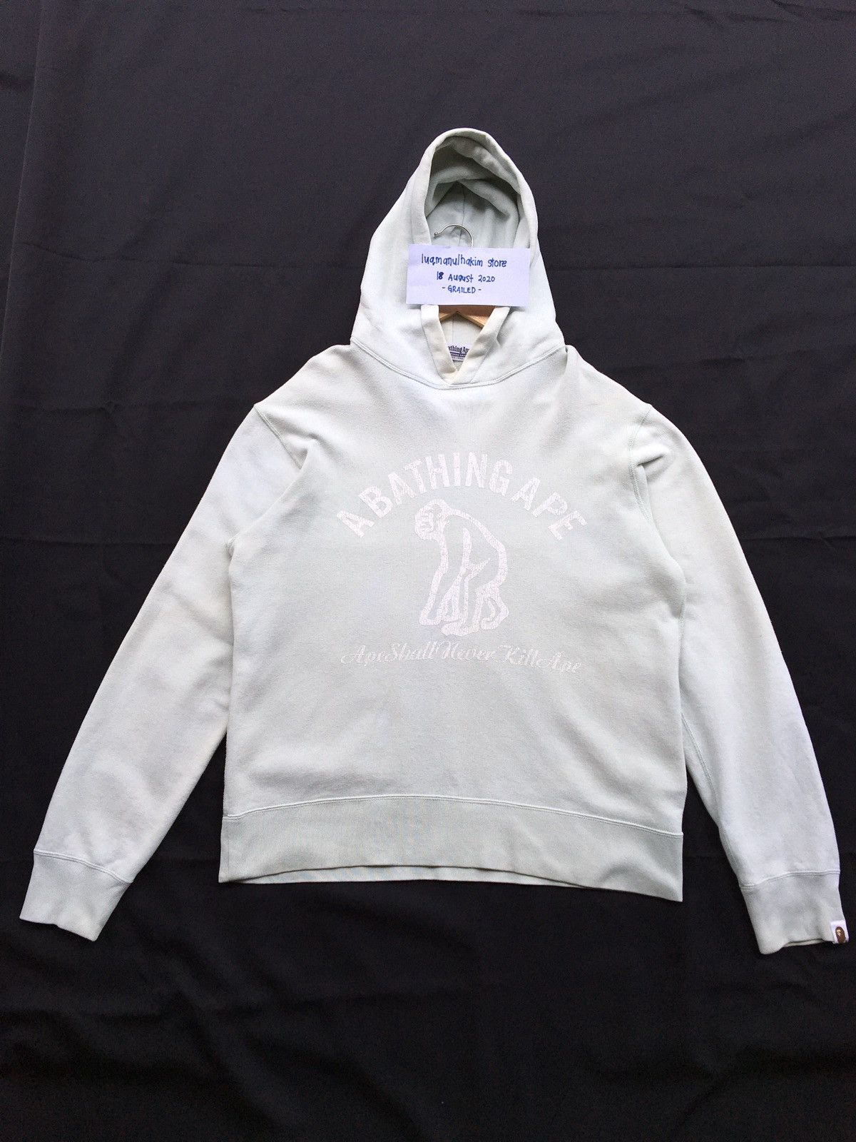Bape Ape Logo Pullover Hoodie Size US M / EU 48-50 / 2 - 2 Thumbnail