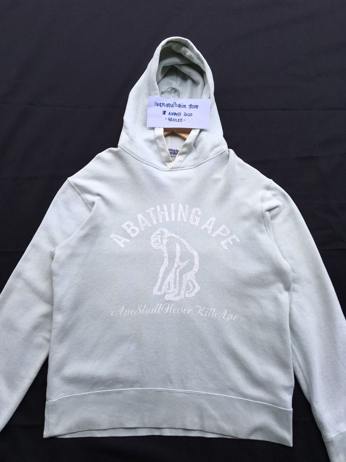 Bape Ape Logo Pullover Hoodie Size US M / EU 48-50 / 2 - 3 Thumbnail