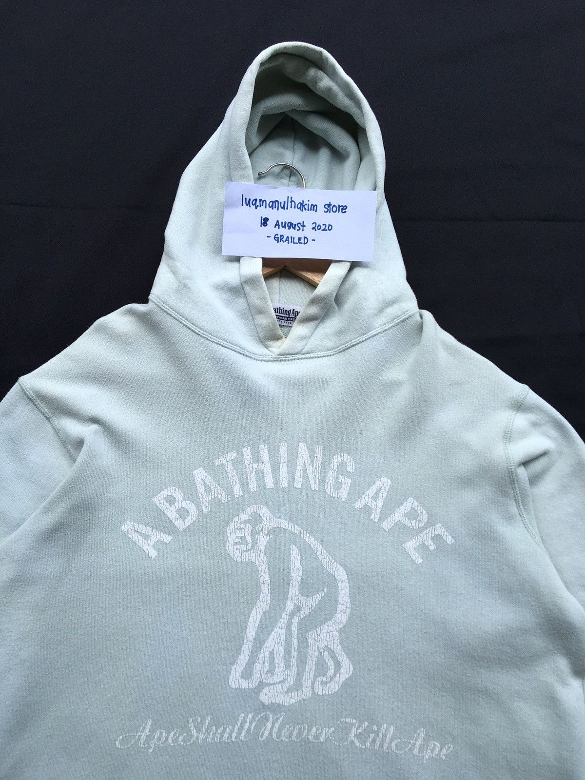 Bape Ape Logo Pullover Hoodie Size US M / EU 48-50 / 2 - 7 Thumbnail