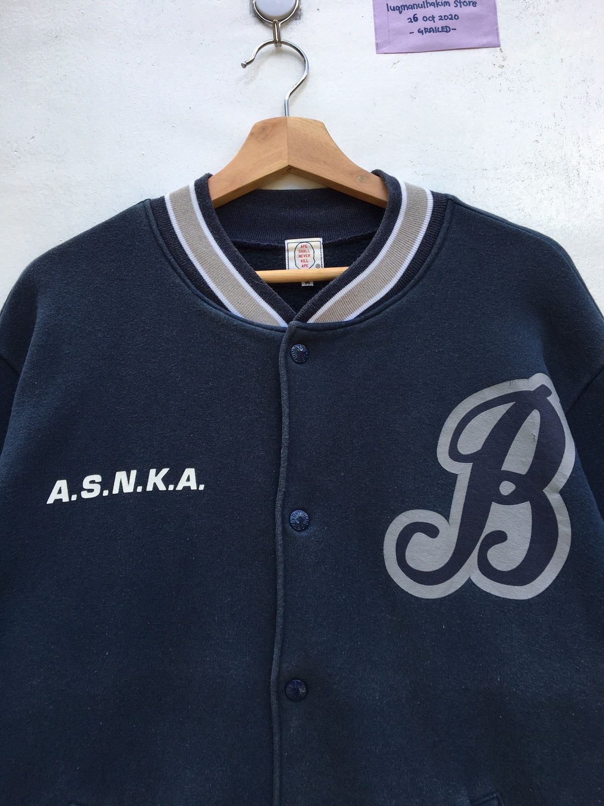 Bape ASNKA Sweat Stadium Jacket Size US M / EU 48-50 / 2 - 11 Thumbnail