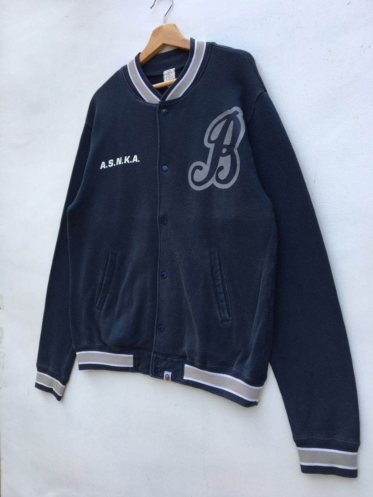 Bape ASNKA Sweat Stadium Jacket Size US M / EU 48-50 / 2 - 10 Thumbnail