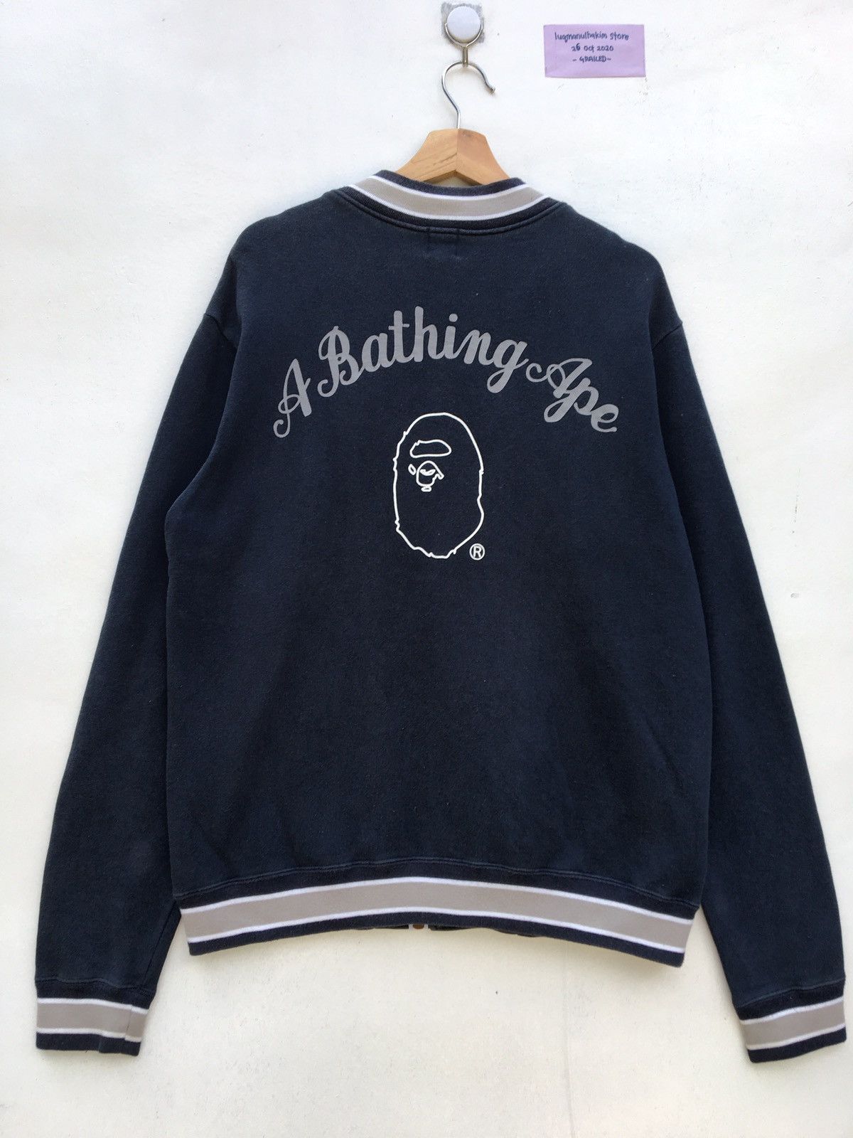 Bape ASNKA Sweat Stadium Jacket Size US M / EU 48-50 / 2 - 1 Thumbnail