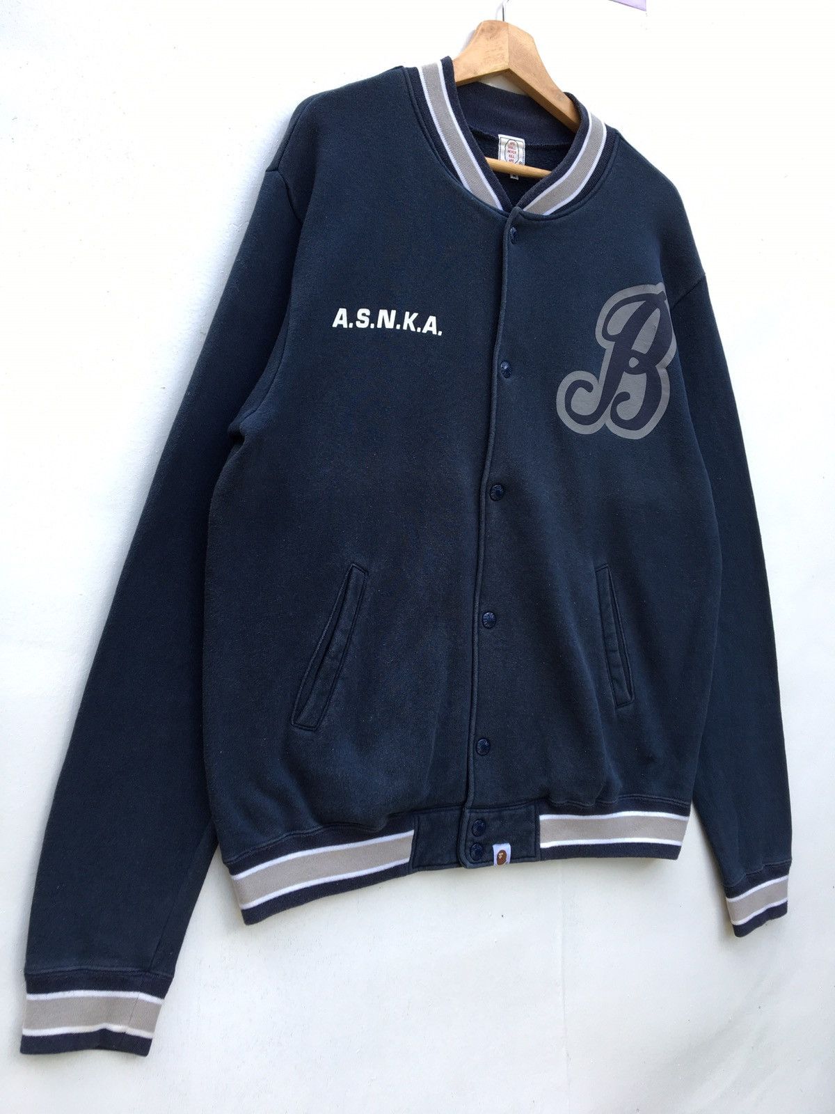 Bape ASNKA Sweat Stadium Jacket Size US M / EU 48-50 / 2 - 9 Thumbnail