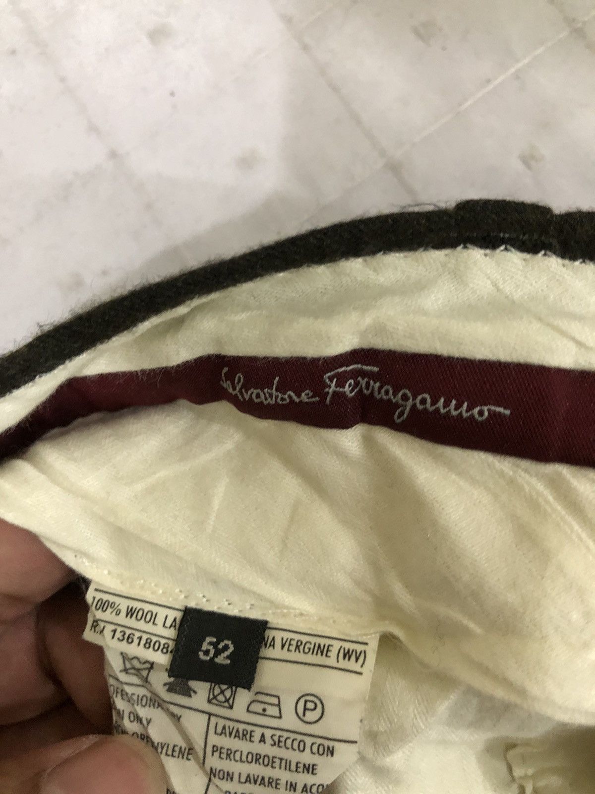 Salvatore Ferragamo Salvatore Ferragamo Wool Pant Size US 36 / EU 52 - 7 Thumbnail