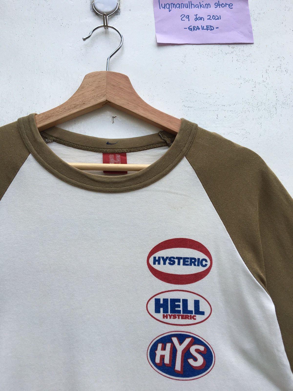 Hysteric Glamour Rare Vintage Hysteric Glamour Hysteric Hell Tee Size US S / EU 44-46 / 1 - 11 Thumbnail