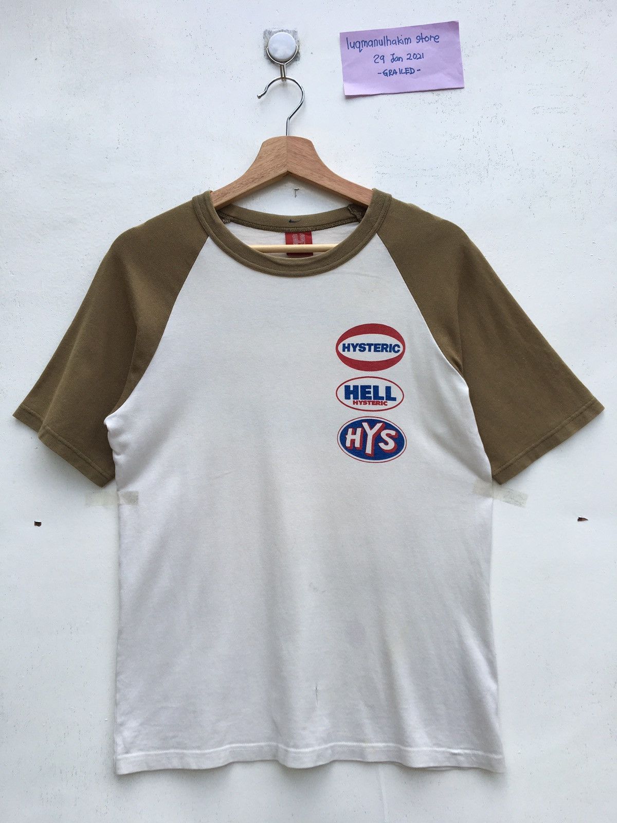 Hysteric Glamour Rare Vintage Hysteric Glamour Hysteric Hell Tee Size US S / EU 44-46 / 1 - 7 Thumbnail