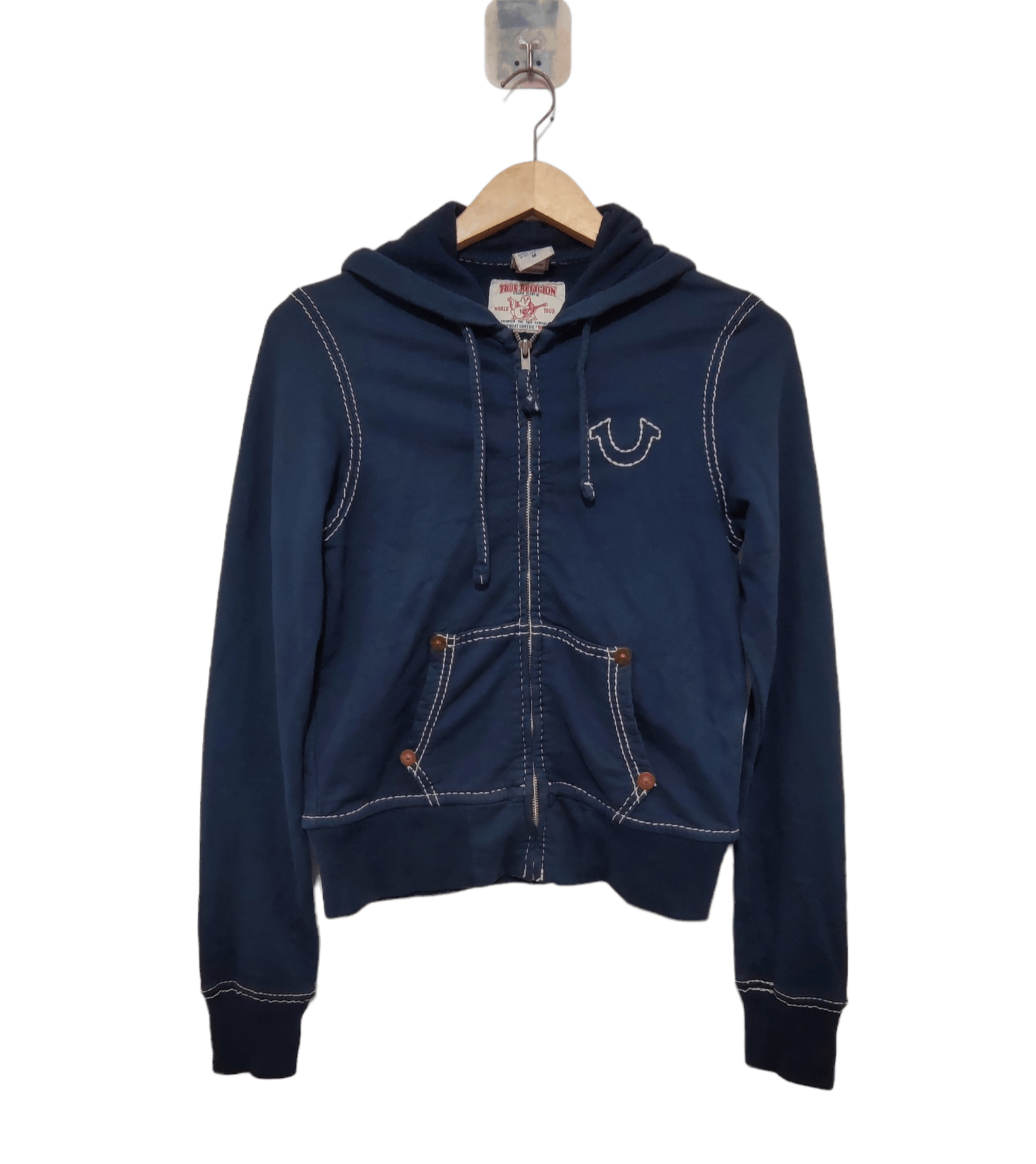 True Religion Vintage Rare True Religion Zip up Hoodie Seccion A mexico Grailed
