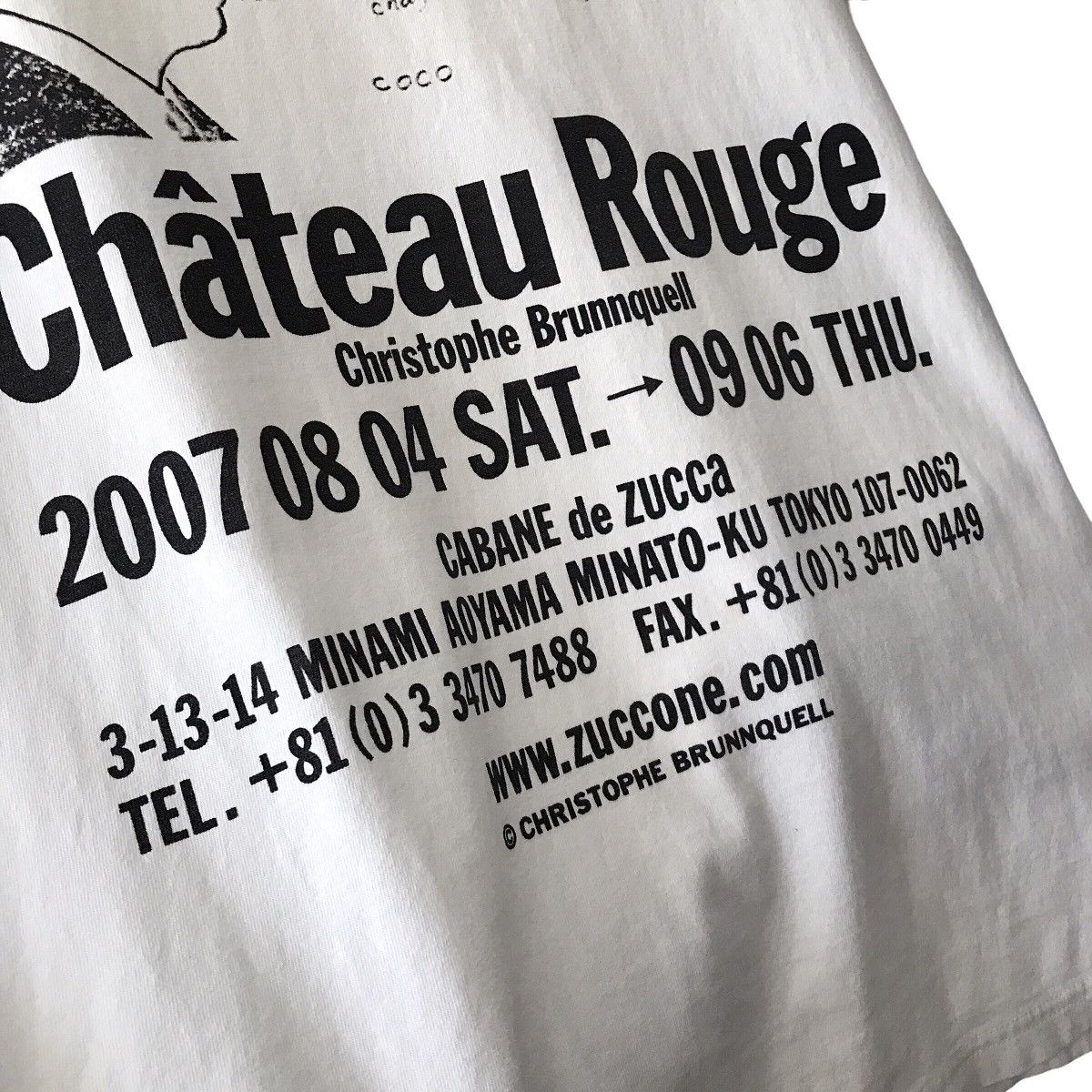 CABANE de ZUCCa × Zucca Cabane De Zucca Japan X Christophe Brunnquell V-Neck Art Tee Size US M / EU 48-50 / 2 - 5 Thumbnail