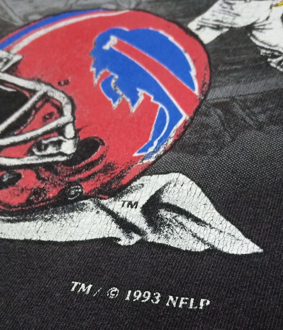NFL × Nutmeg × Vintage Vintage 90s NFL Buffalo Bills T-shirt Size US L / EU 52-54 / 3 - 5 Thumbnail