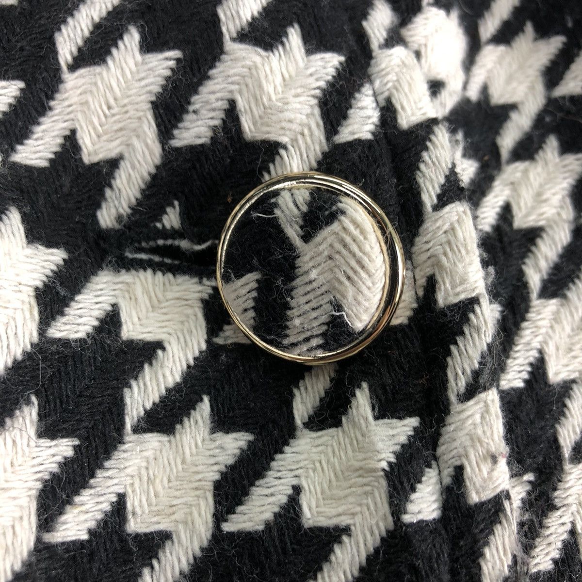Japanese Brand Vintage 90's Houndstooth Women Jacket Avant Garde Style Size S / US 4 / IT 40 - 9 Thumbnail