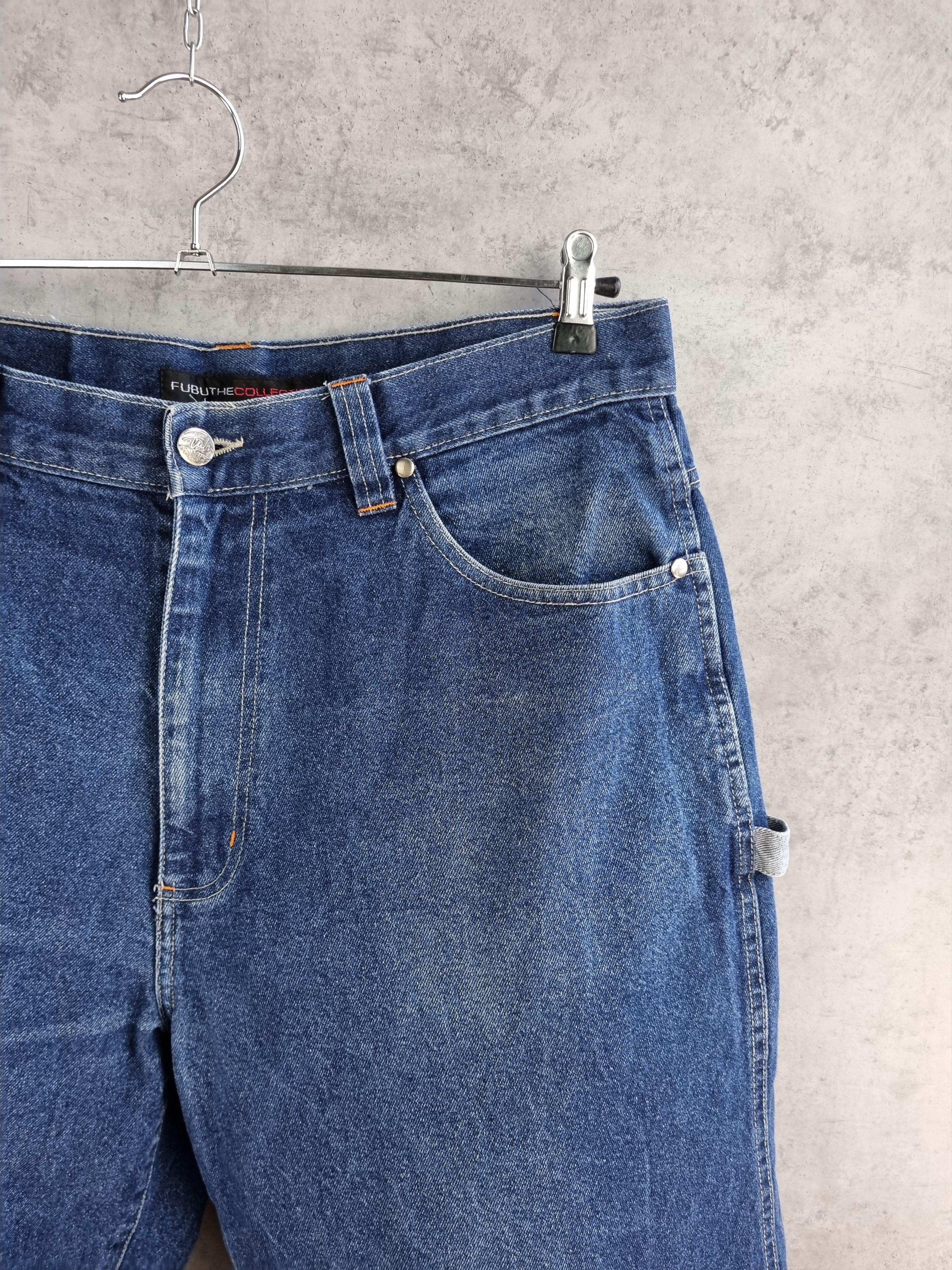 Fubu 90s FUBU Vintage Patch work Denim Rap Shorts Wutang Size US 38 / EU 54 - 6 Thumbnail