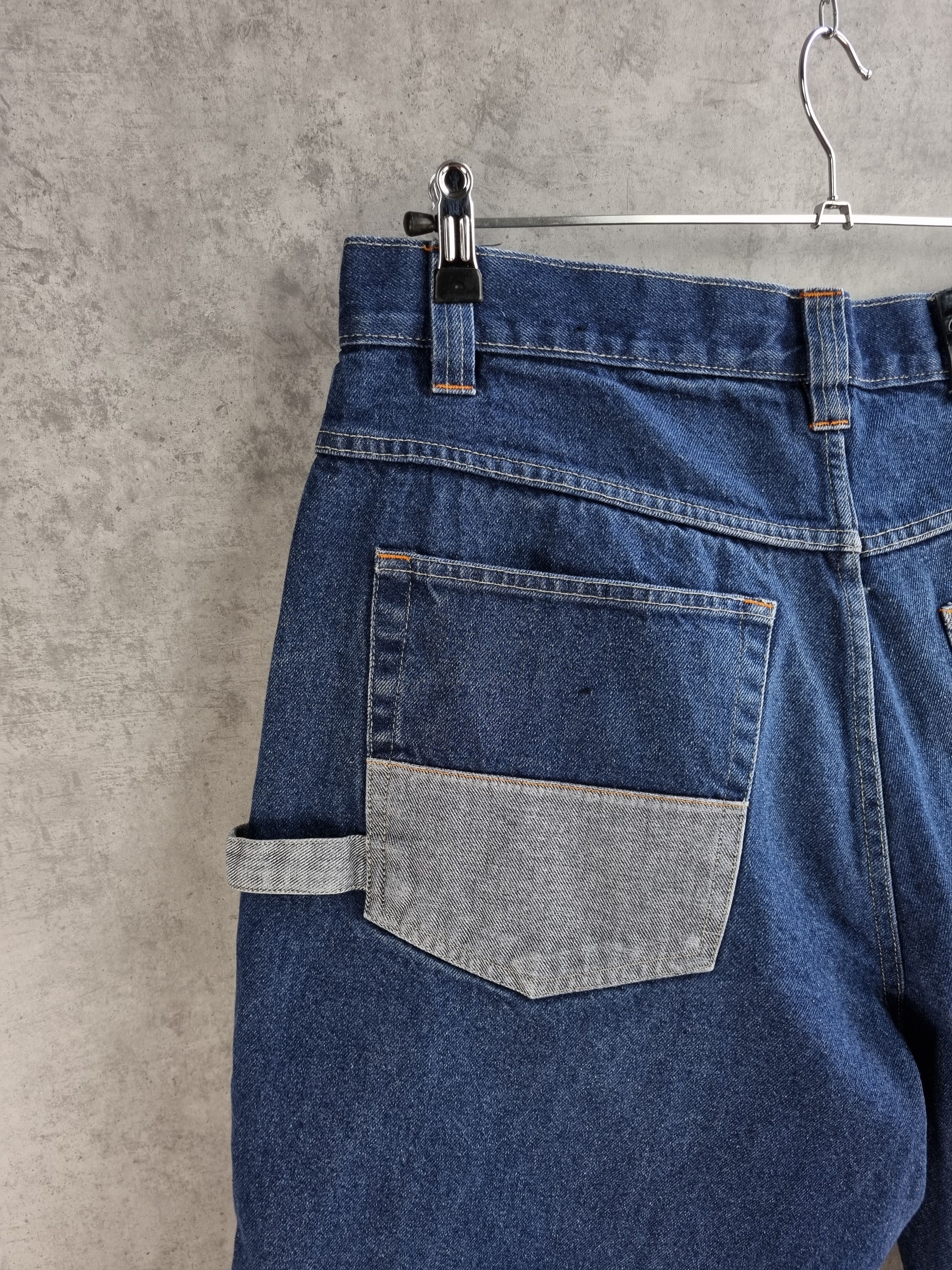Fubu 90s FUBU Vintage Patch work Denim Rap Shorts Wutang Size US 38 / EU 54 - 8 Thumbnail