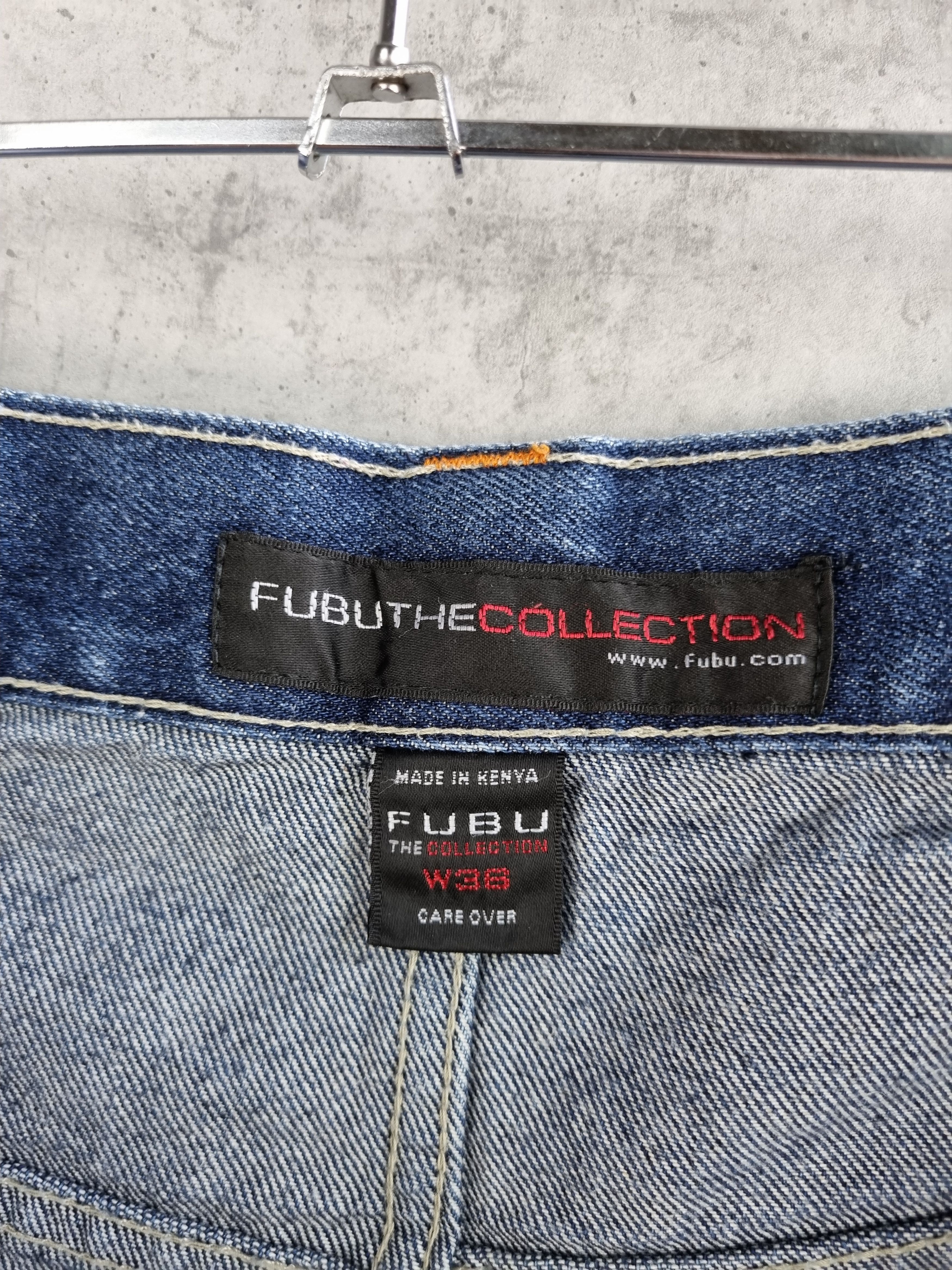 Fubu 90s FUBU Vintage Patch work Denim Rap Shorts Wutang Size US 38 / EU 54 - 9 Thumbnail