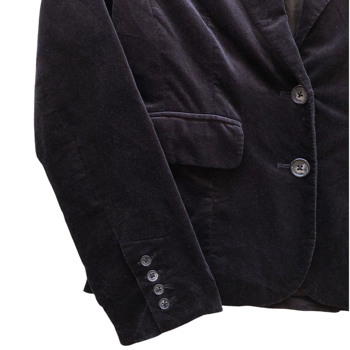 Gap Vintage GAP Velvet Blazer Jacket Size US XXS / EU 40 - 4 Thumbnail