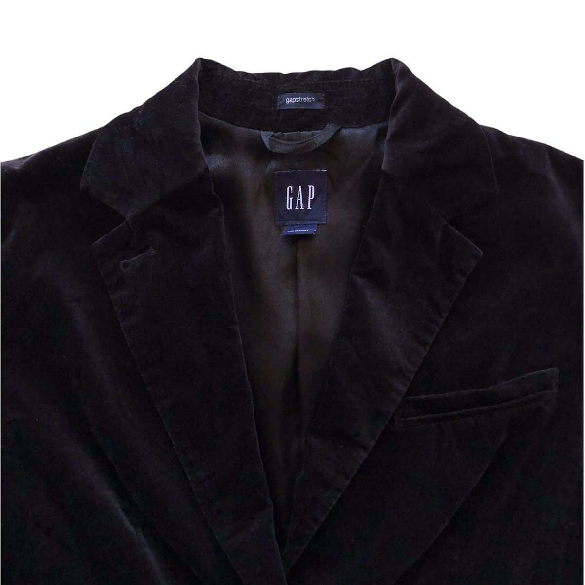 Gap Vintage GAP Velvet Blazer Jacket Size US XXS / EU 40 - 2 Thumbnail