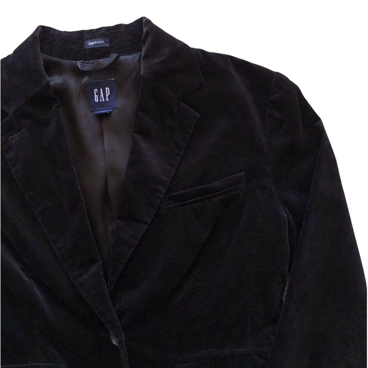 Gap Vintage GAP Velvet Blazer Jacket Size US XXS / EU 40 - 3 Thumbnail