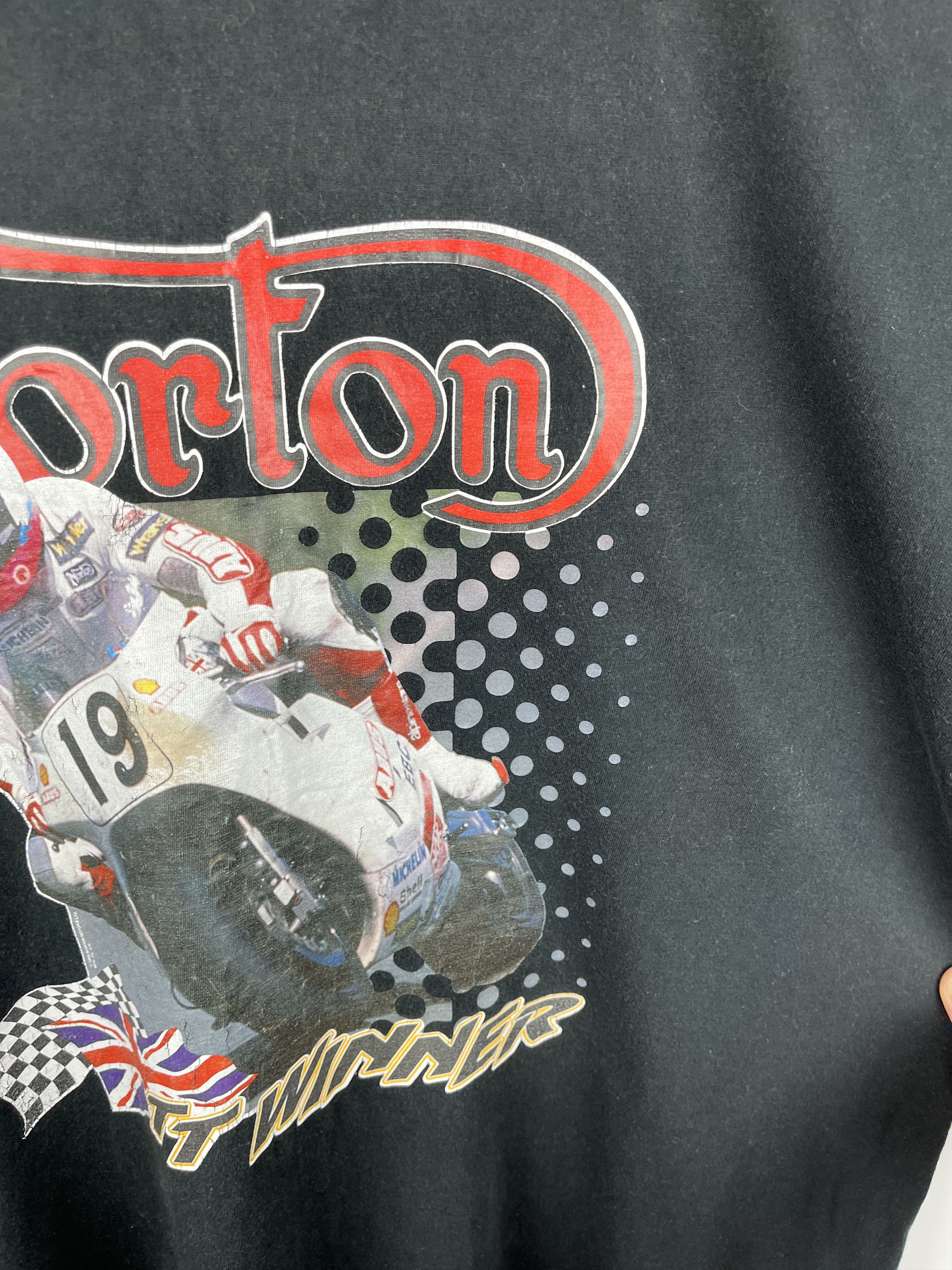 Norton Norton Motorcycle TT Winner Vintage T-shirt Y2K Size US XL / EU 56 / 4 - 5 Thumbnail