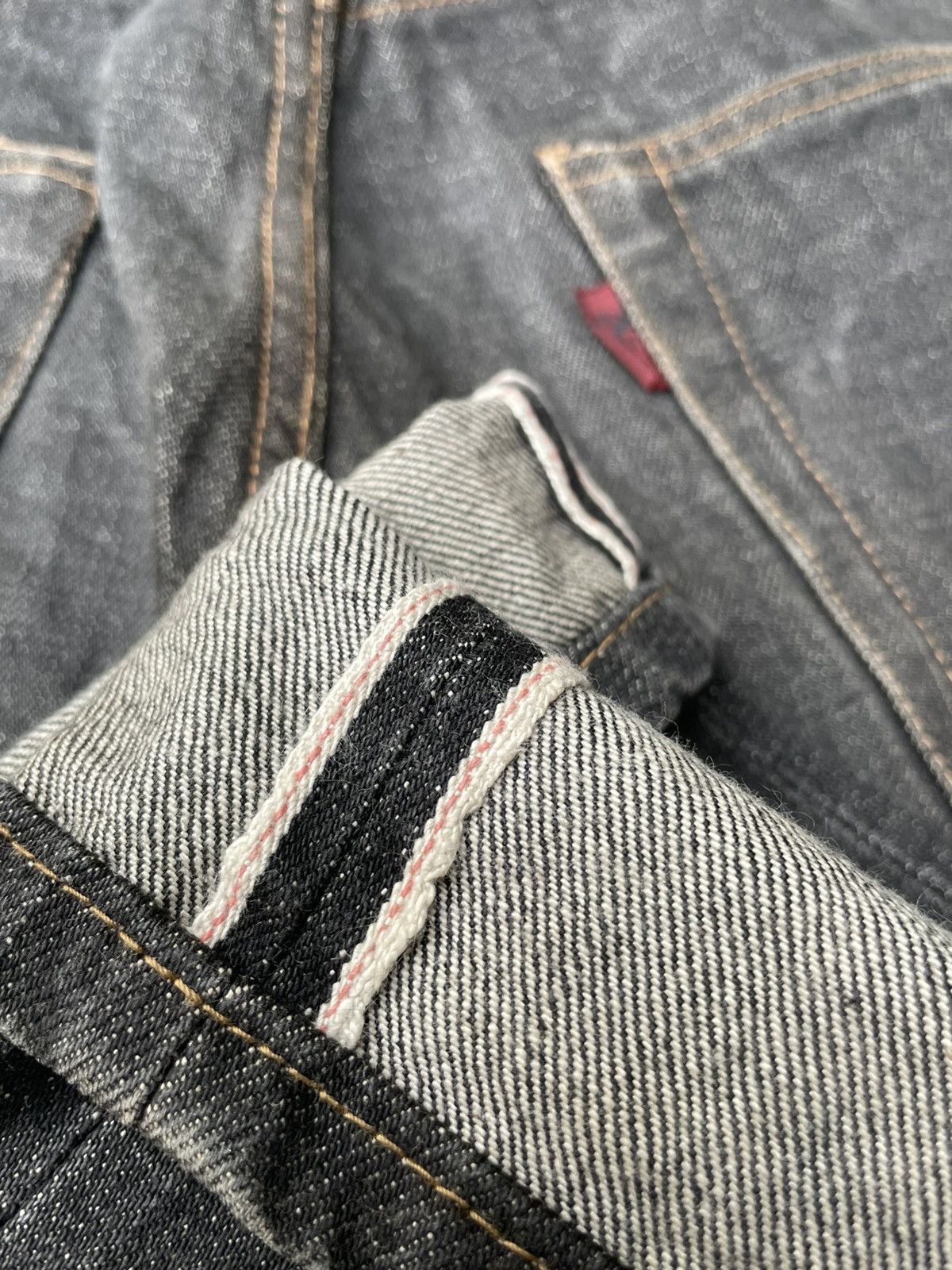 Designer × Japanese Brand × Vintage Virus Denim Vintage Selvedge Denim Size US 31 - 14 Thumbnail